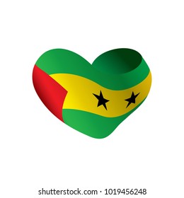 Sao Tome and Principe flag, vector illustration