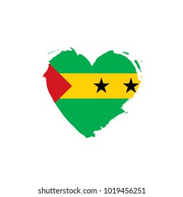 Sao Tome and Principe flag, vector illustration