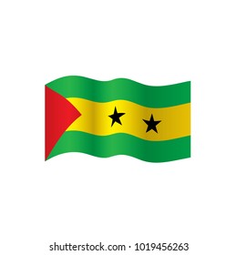 Sao Tome and Principe flag, vector illustration