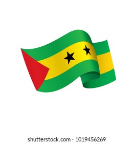 Sao Tome and Principe flag, vector illustration