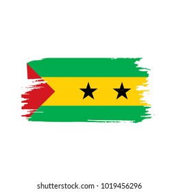 Sao Tome and Principe flag, vector illustration