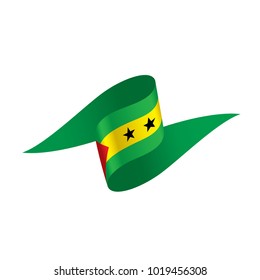 Sao Tome and Principe flag, vector illustration