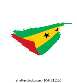 Sao Tome and Principe flag, vector illustration