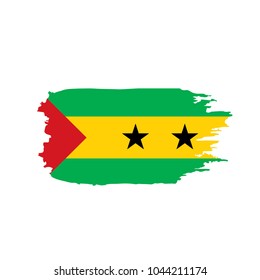 Sao Tome and Principe flag, vector illustration