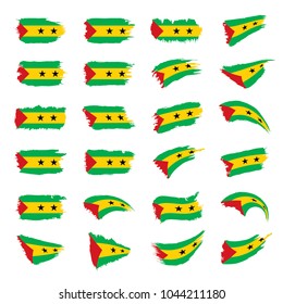 Sao Tome and Principe flag, vector illustration