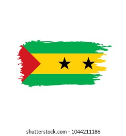 Sao Tome and Principe flag, vector illustration