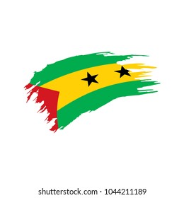 Sao Tome and Principe flag, vector illustration