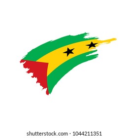 Sao Tome and Principe flag, vector illustration