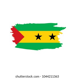 Sao Tome and Principe flag, vector illustration