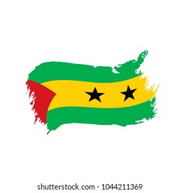 Sao Tome and Principe flag, vector illustration