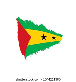 Sao Tome and Principe flag, vector illustration