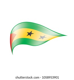 Sao Tome and Principe flag, vector illustration