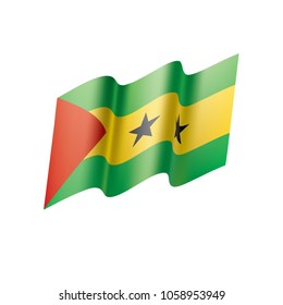 Sao Tome and Principe flag, vector illustration