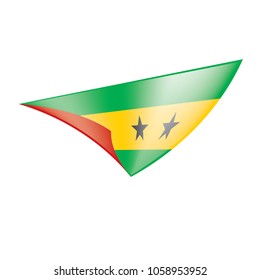 Sao Tome and Principe flag, vector illustration