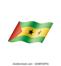 Sao Tome and Principe flag, vector illustration