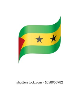 Sao Tome and Principe flag, vector illustration