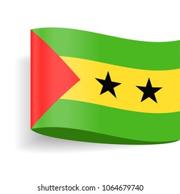 Sao Tome and Principe Flag Vector Icon - Illustration