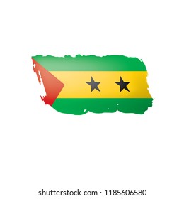 Sao Tome and Principe flag, vector illustration