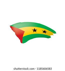 Sao Tome and Principe flag, vector illustration