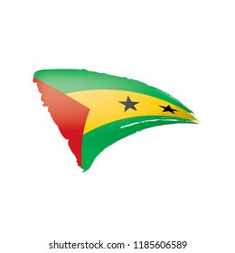 Sao Tome and Principe flag, vector illustration