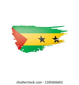 Sao Tome and Principe flag, vector illustration