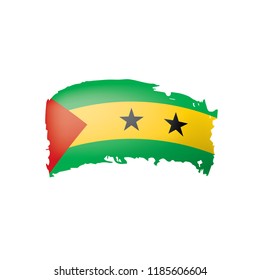 Sao Tome and Principe flag, vector illustration