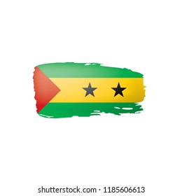 Sao Tome and Principe flag, vector illustration