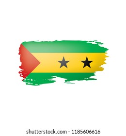 Sao Tome and Principe flag, vector illustration