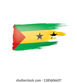 Sao Tome and Principe flag, vector illustration