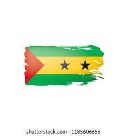 Sao Tome and Principe flag, vector illustration