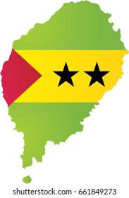 Sao Tome and Principe map 