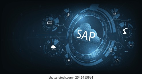 Concepto SAP. Software de automatización de procesos empresariales.	