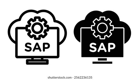 SAP Icons pack in outlined and flat versions