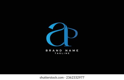 SAP, SPA, ASP, APS, PAS, PSA, AP, PA, SP, PS, Abstract initial monogram letter alphabet logo design