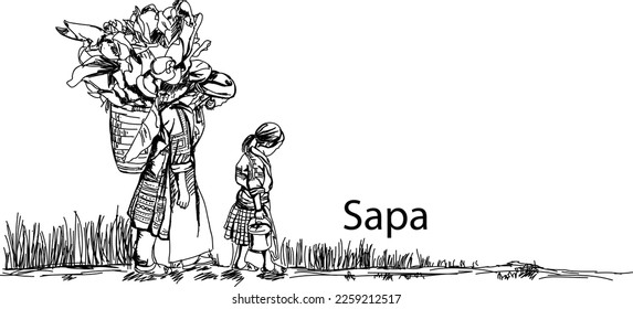 Sapa - Noroeste de Vietnam
Vida diaria de la gente local