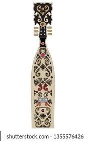 Sapes are  a traditional lute of many of the Orang Ulu  and its carved from a single bole of wood, with many modern instruments reaching over a metre in length.