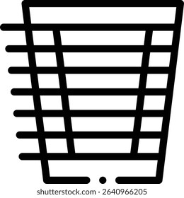 sapling icon. Thin Linear Style Design Isolated On White Background