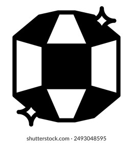 Sapphire Jewelry lifestyle icon illustration