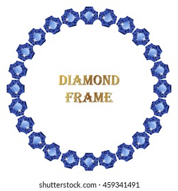 Sapphire round frame