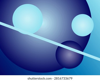 Sapphire Sky abstract gradient background with a smooth clear, bright color blend and soft glow accents - a modern vector illustration for covers, posters, banners, wallpapers and design projects.