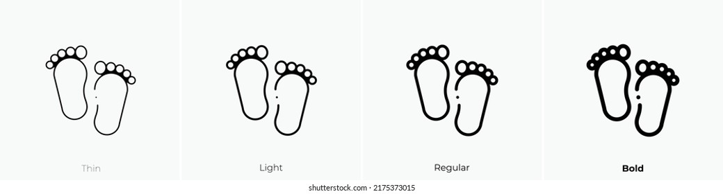saptapadi icon. Thin, Light Regular And Bold style design isolated on white background