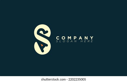 SAR Alphabet letters Initials Monogram logo 