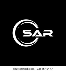 SAR Logo Design, Inspiration for a Unique Identity. Modern Elegance and Creative Design. Watermark Your Success with the Striking this Logo.