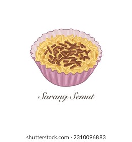 Sarang Semut cookies is a famous traditional snack for festive seasons in Malaysian.