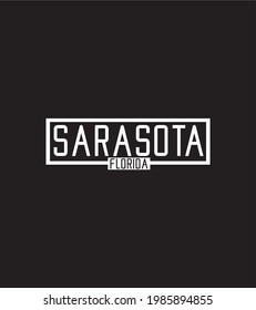 sarasota florida graphic design vector art