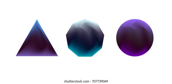 Sarcal geomerty design elements: triangle, circle and polygon.