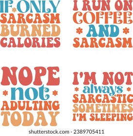 sarcasm Retro-Design-Paket und digitaler Download