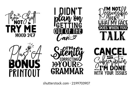 sarcastic Quotes svg Bundle. Quotes about sarcastic, Football cut files Bundle