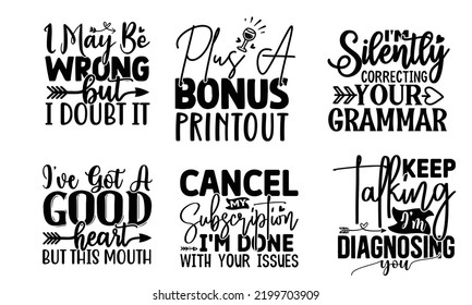 sarcastic Quotes svg Bundle. Quotes about sarcastic, Football cut files Bundle