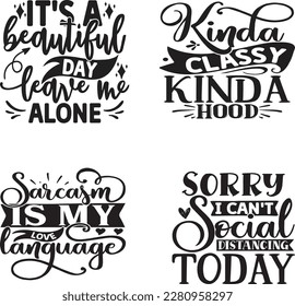 sarcastic Quotes svg Bundle. Quotes about sarcastic, sarcastic cut files Bundle